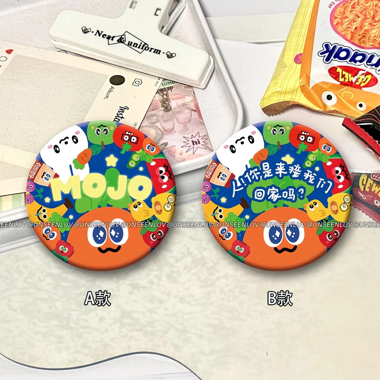 MOJO家族周边58mm吧唧萝卜徽章马口铁学生背包五月天挂件饰送朋友,模玩/动漫/周边/娃圈三坑/桌游,动漫徽章/立牌,淘宝优惠券,粉丝福利购,淘宝优惠卷