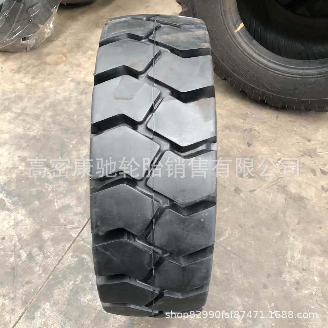 供应工业实心轮胎 500-8叉车轮 600-9 700-9