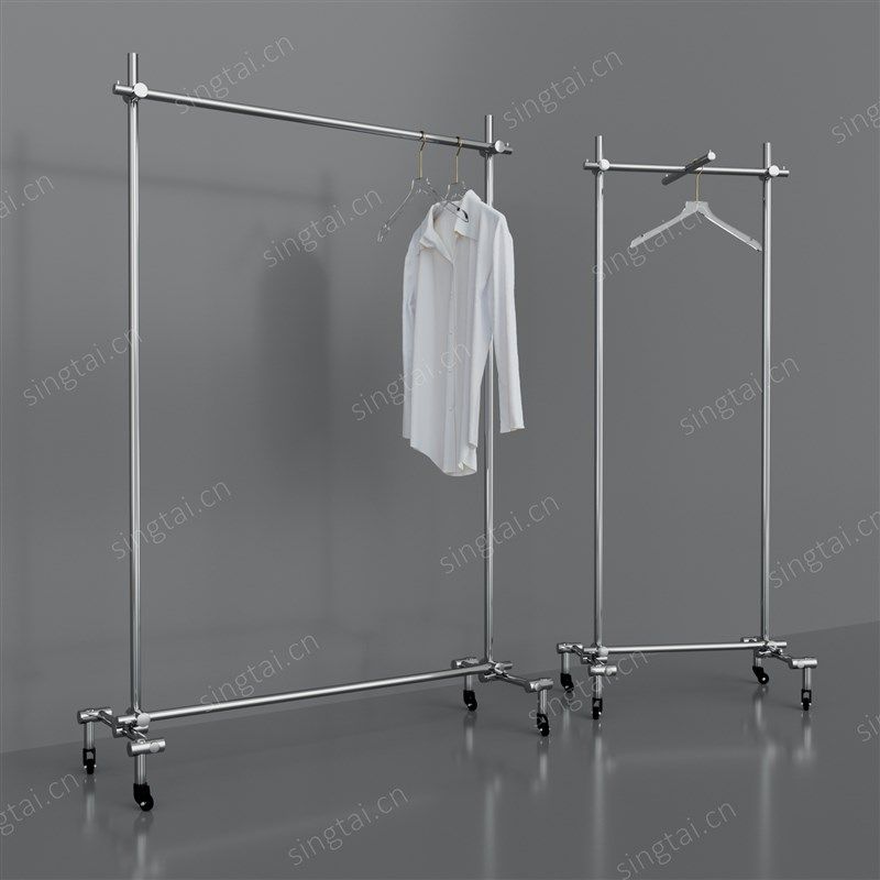 买手店货架服装店展示架榫卯风格陈列架落地式中岛架不锈钢侧挂架,商业/办公家具,服装展示架,淘宝优惠券,粉丝福利购,淘宝优惠卷