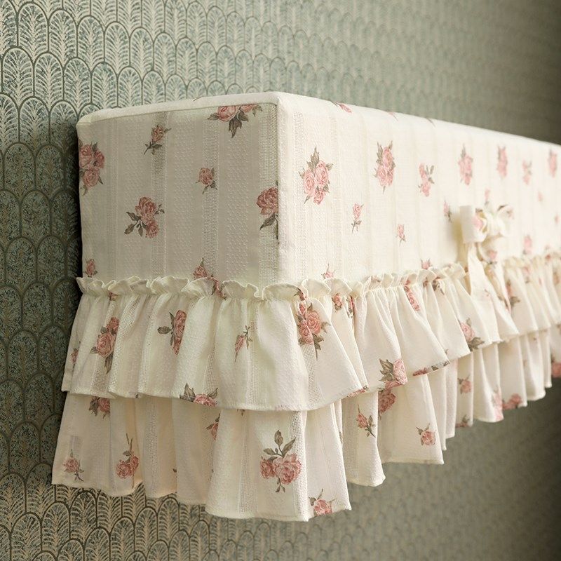 空调罩套挂机式防尘罩法式美欧式布艺可定制开机可用