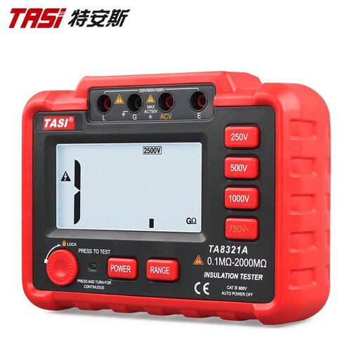 特安斯TA8321A/8322A摇表数字兆欧表500V/2500V绝缘电阻测试仪