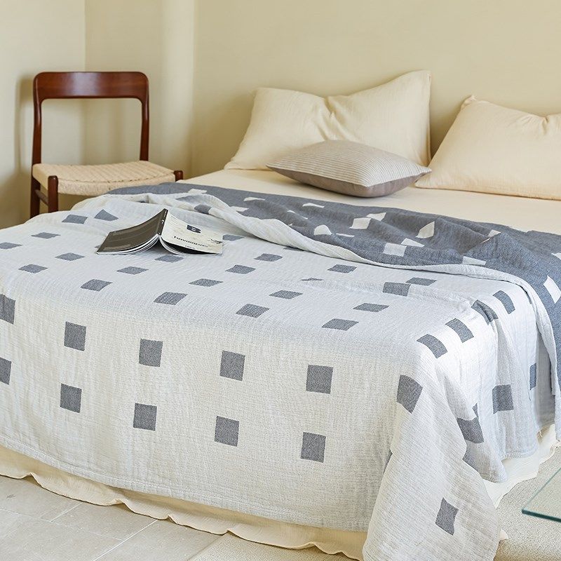 全棉双层纱夏被可机洗纯棉婴儿空调被小毯子夏季薄款夏凉被母婴级,床上用品,化纤被,淘宝优惠券,粉丝福利购,淘宝优惠卷