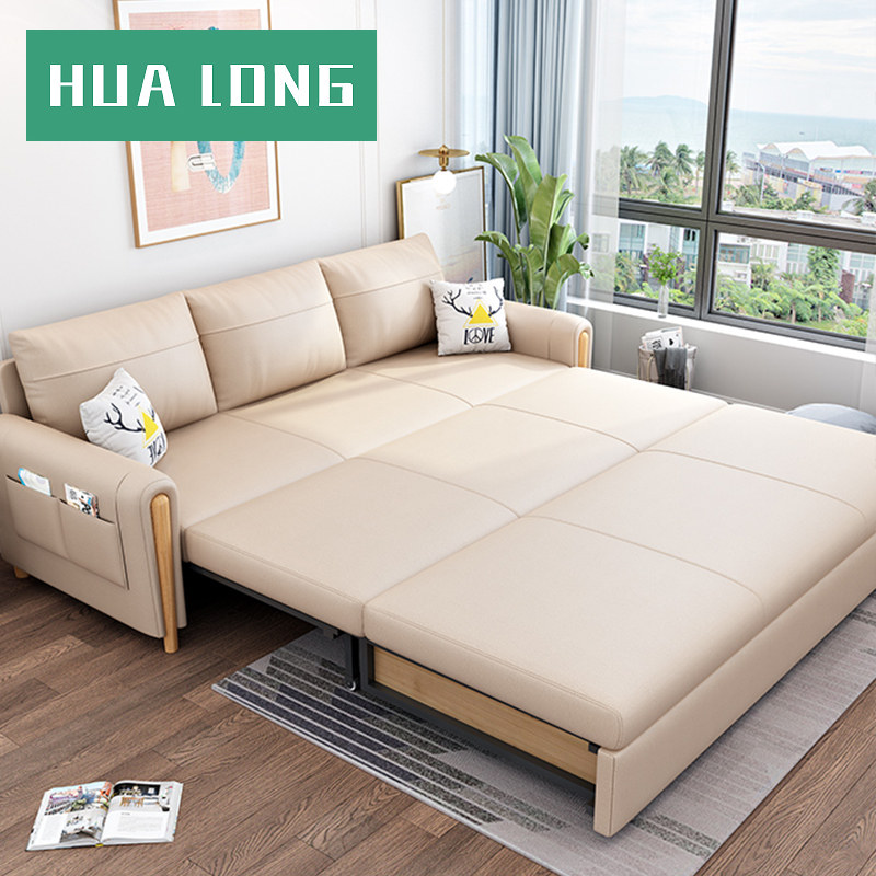 可折叠科技布沙发床多功能两用小户型抽拉式沙发床客厅2021年新款