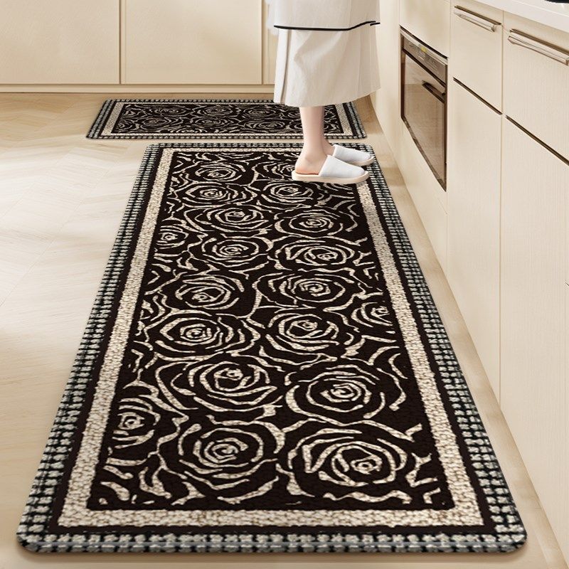 厨房用地垫防滑防油可擦免洗地毯2024新款门口脚垫吸水吸油垫子,居家布艺,厨房地垫,淘宝优惠券,粉丝福利购,淘宝优惠卷