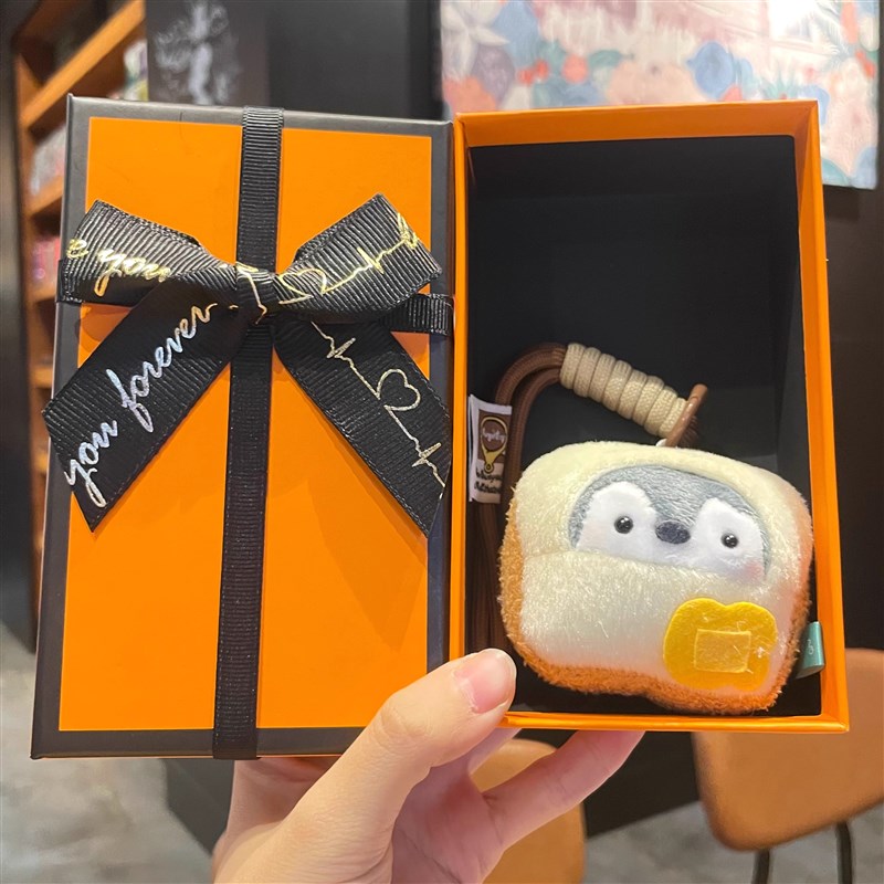 学霸企鹅逢考必过钥匙扣中高考加油励志书包挂件小饰品公仔挂饰