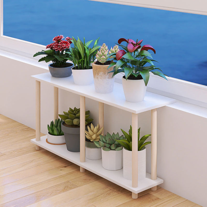 阳台花架置物架超窄台沿加宽窗台台阶延伸花架子新款错层盆栽架