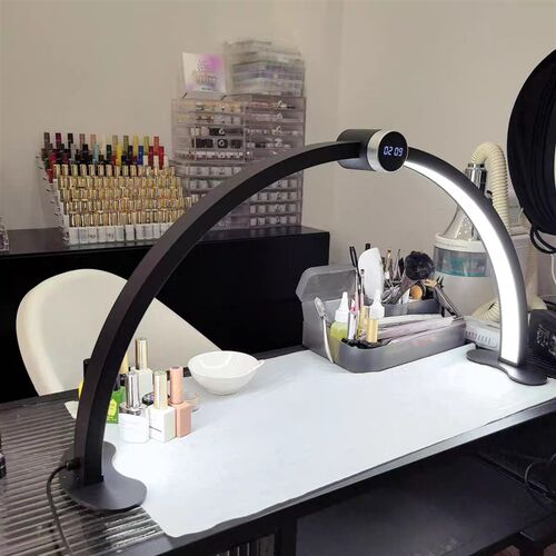 美甲台灯 半月美容灯桌面可折叠补光灯 LED护眼灯学生写字学习灯