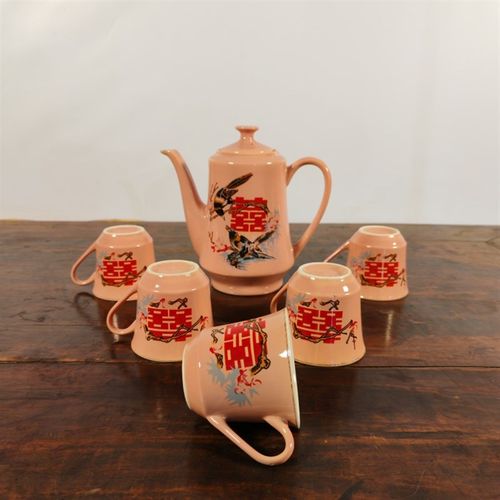 民俗老物件老茶壶茶碗茶盘旧茶具怀旧复古摆件民俗馆展览装饰摆件