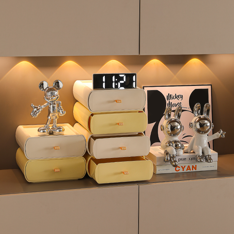 进门口钥匙收纳摆件客厅玄关卧室抽屉式家居装饰品时尚高级感盒子