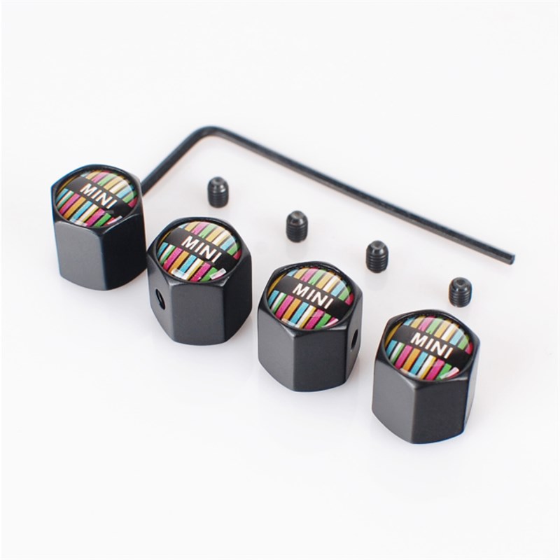 适用宝马迷你mini轮胎气嘴帽cooper合金扳手防盗车胎气门芯盖改装