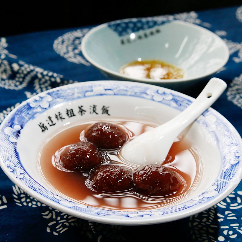 圆芋扬州东关街粗茶淡饭藕逢缘藕粉圆藕粉圆子延禧攻略汤圆