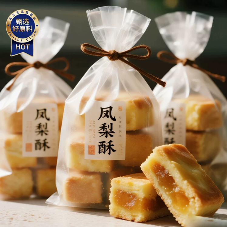 台湾师傅手艺铁盒子凤梨酥正宗厦门风味特产零食早餐代餐食品点心