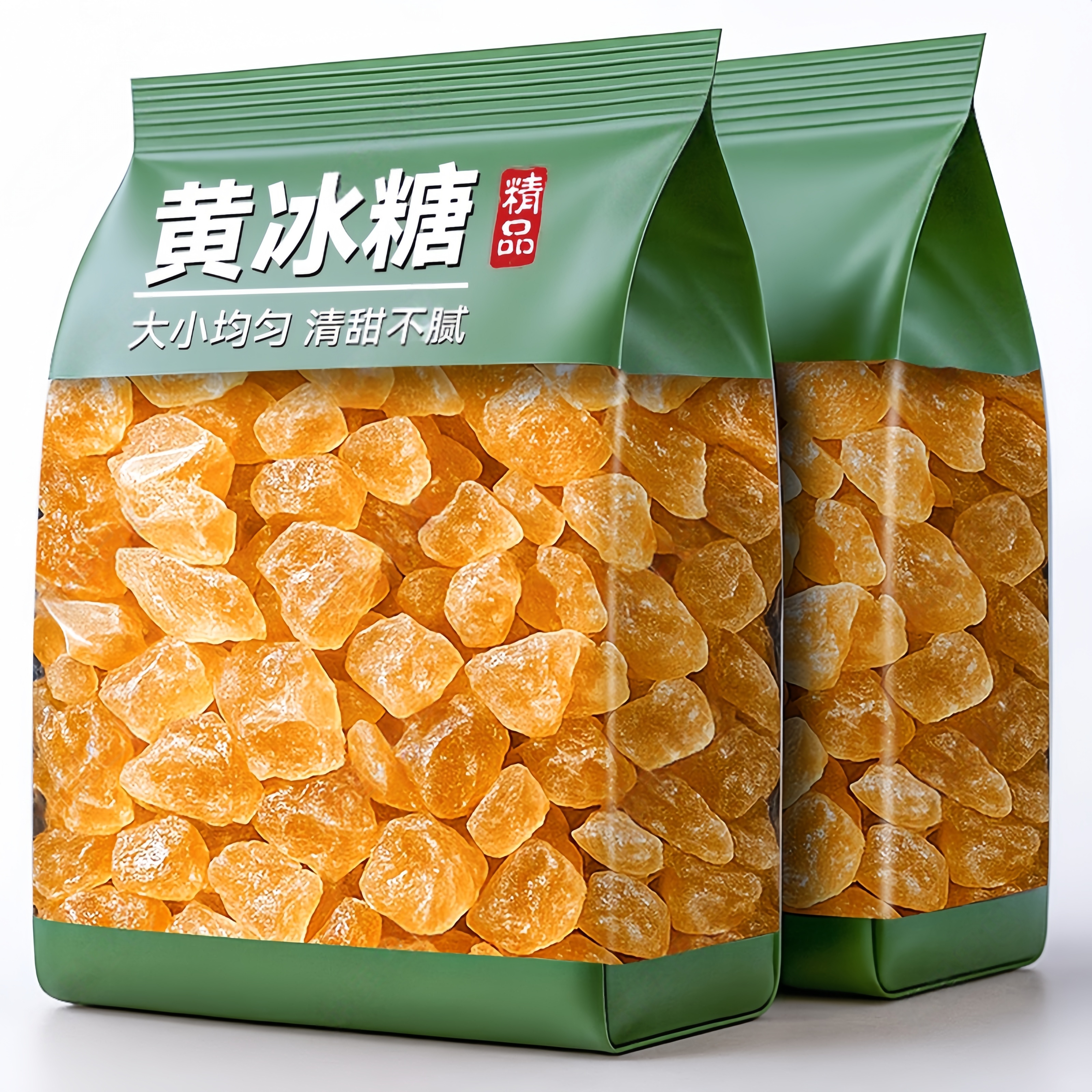 【纯甘蔗熬制】优质黄冰糖小粒块