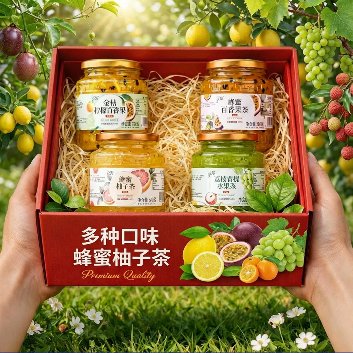 农科院蜂蜜柚子茶正品官方旗舰店百香果柠檬饮料果茶果肉酱泡水喝