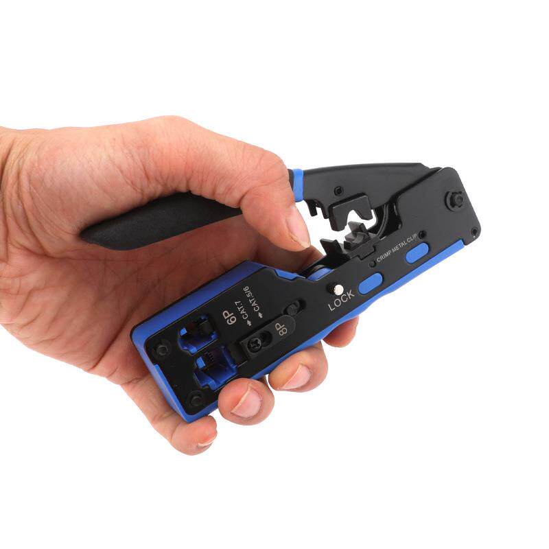 146跨境六类网直线钳套装CT6网络钳8P6网线压接工具通P水晶头A压