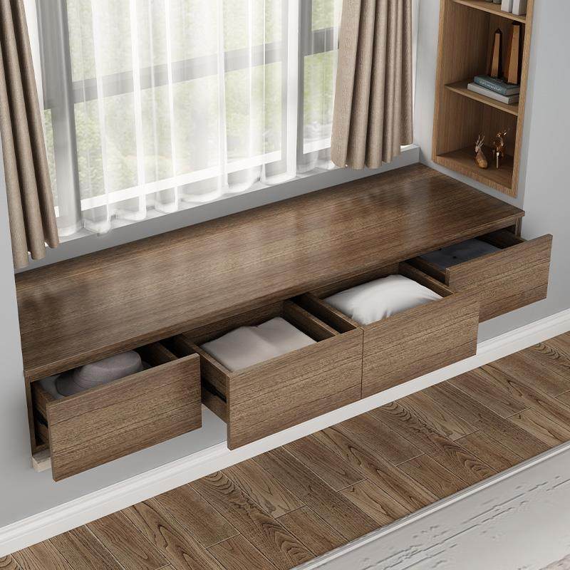 6R木简约卧室飘窗柜阳台窗屉台柜矮柜可坐地柜110抽置物实柜储子,电子/电工,接线端子,淘宝优惠券,粉丝福利购,淘宝优惠卷