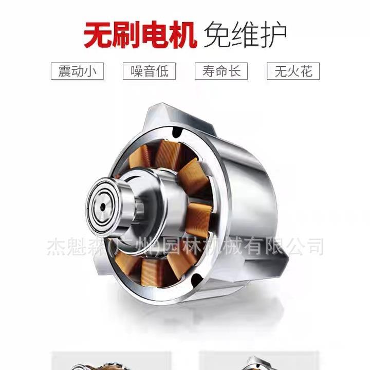 动高枝锯电电式YT4389修充剪树枝锯伸加长杆园YT4389林果树链缩条