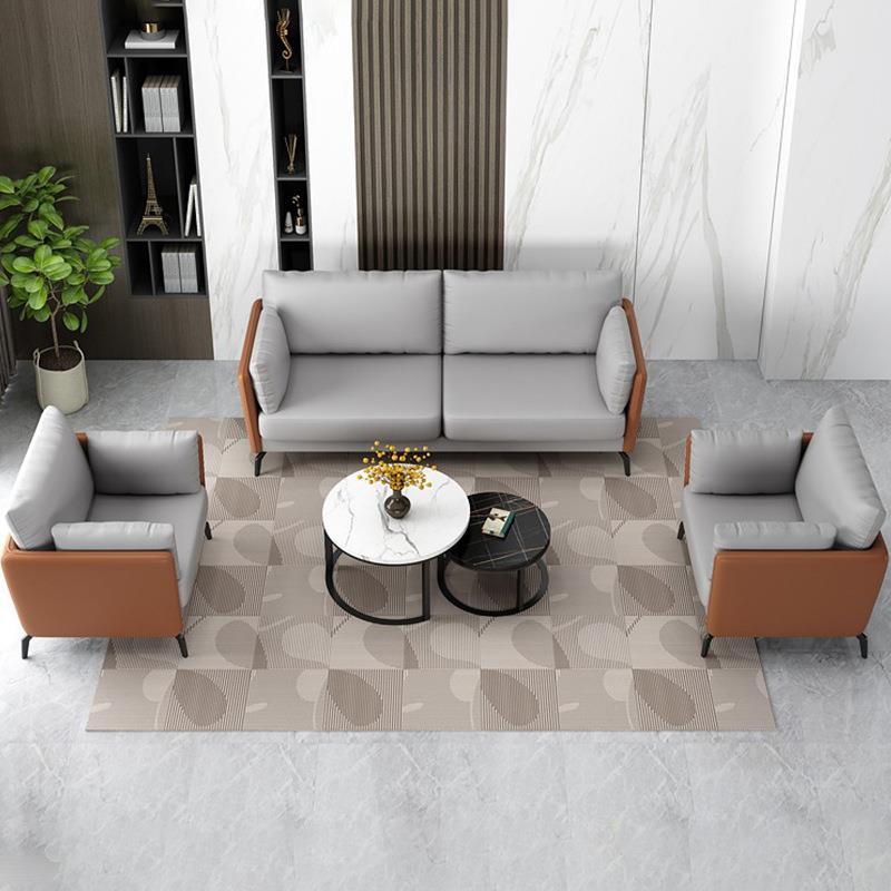 办公室沙发茶几客组套装GRZ-536简合约现代会商务接待轻奢办沙公