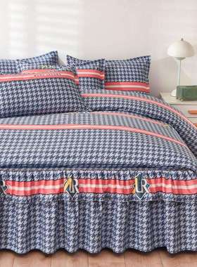 件像全棉罩棉四件套婚庆卡通纯床款加厚MUN四套件