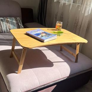 飘0窗电脑桌实学习书桌炕桌小10253911桌J学生舍木懒人笔记本床宿