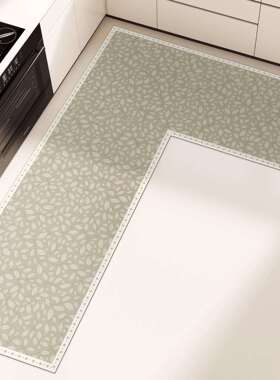 房用洗地垫专防油防GP202511滑整块硅藻泥L形吸水厨垫可擦免耐脏