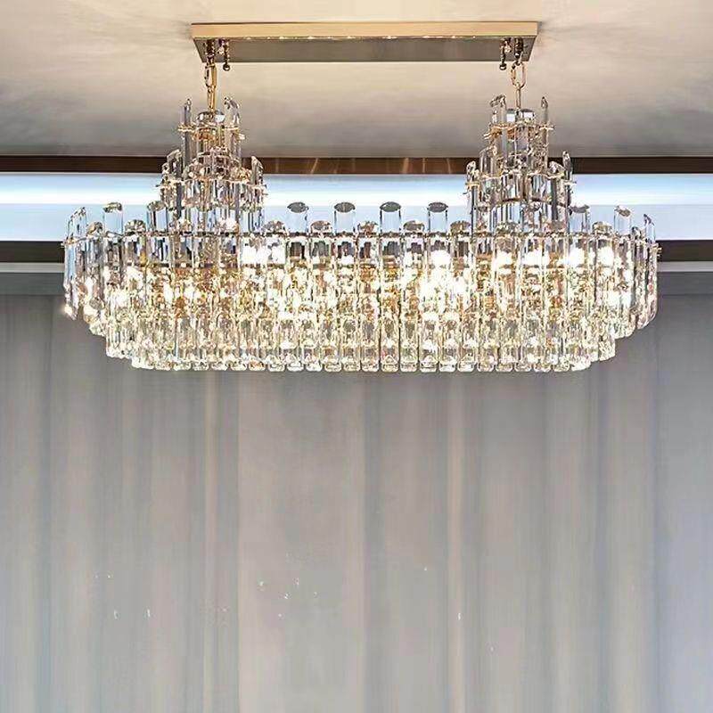 现客代简式约水卧晶吊灯厅XDP灯大气高档欧新款酒店客房室餐厅灯