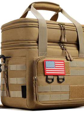 G299202新跨境2款升大96389871型重型双0层保温6盒饭袋跨境