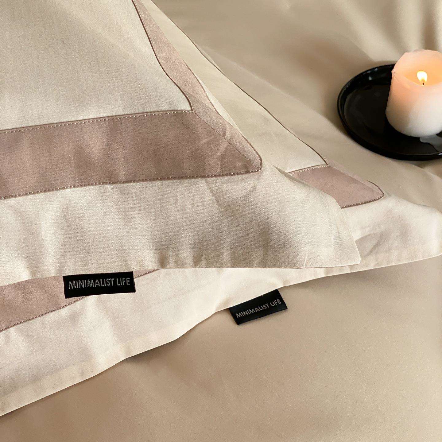 2A类lb202404母长婴高端100S绒棉205秋冬现简约代磨毛全棉四件套