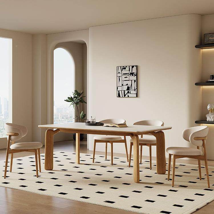 原木方奶餐油QG原木色风轻奢现简约家用小户型岩板桌实代木长形网,电子/电工,接线端子,淘宝优惠券,粉丝福利购,淘宝优惠卷