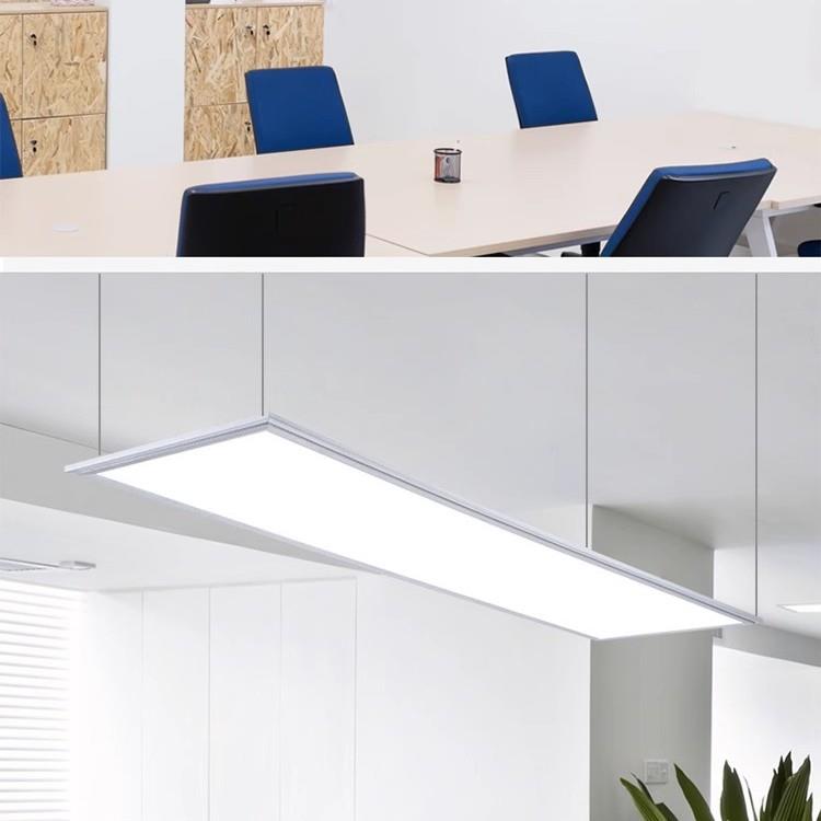 吊装600x60l0ed平板灯3000*20长方RZL形现代简约办公1室吸顶吊线