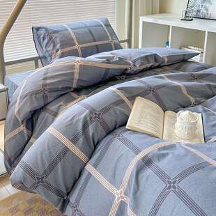 选学生学宿舍三件套全棉被套生宿宿舍六件舍纯寝棉室六件套单人床