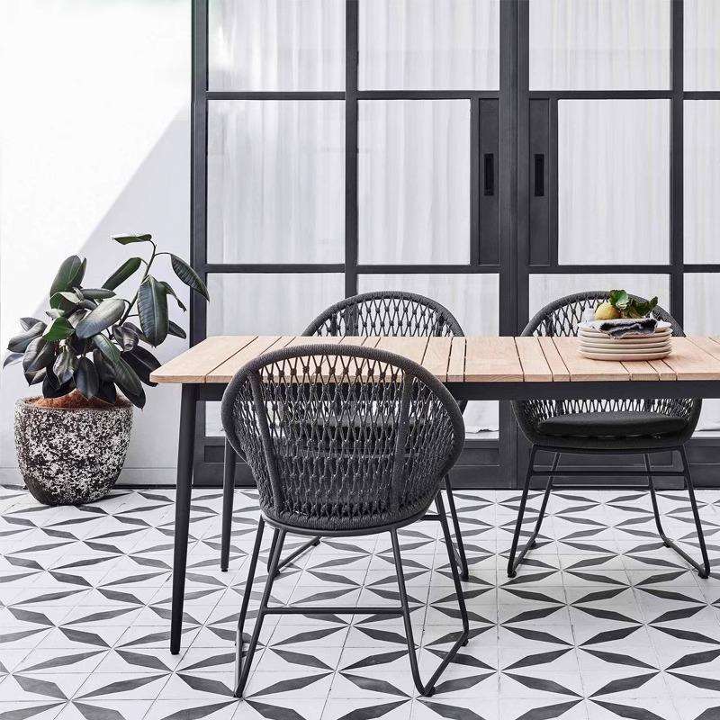 户外桌250庭院花园阳台露台阳约光椅房露台休简藤椅茶几组合闲家