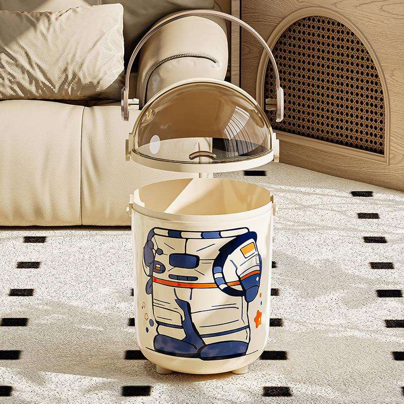 垃圾桶家用224新款高颜值房客厨厅卧室卫生间大容量轻NM-6002创意