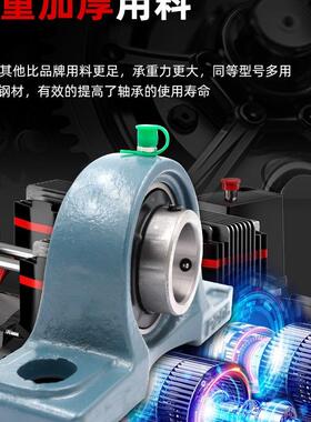 0进口面HMT轴承带座轴承立式座UCP24P205P206207208球20921外0