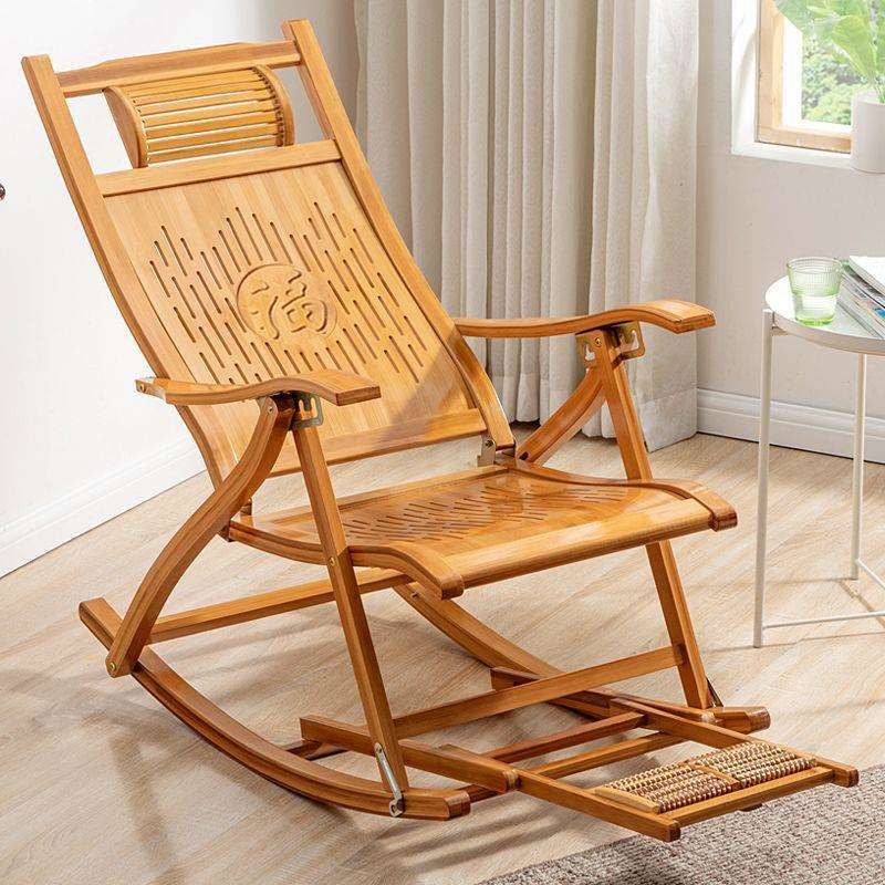 躺椅摇摇椅折叠椅子休大ENE人阳台家用休闲人逍午遥椅客厅懒坐躺