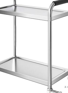 不锈钢餐车商推用餐厅移动三层送餐车收碗层摆摊小F97S98ST车饭店