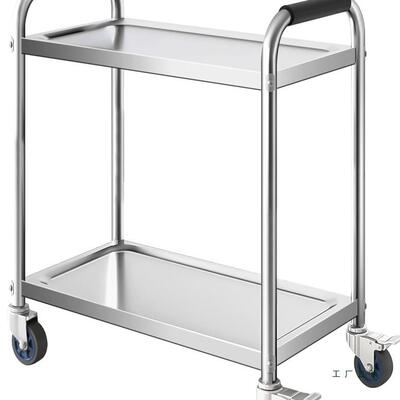 不锈钢餐车商推用餐厅移动三层送餐车收碗层摆摊小F97S98ST车饭店