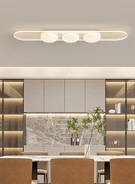 餐吸顶灯简灯约奶油风长条阳台道灯高质感走廊一过字具20厅49525