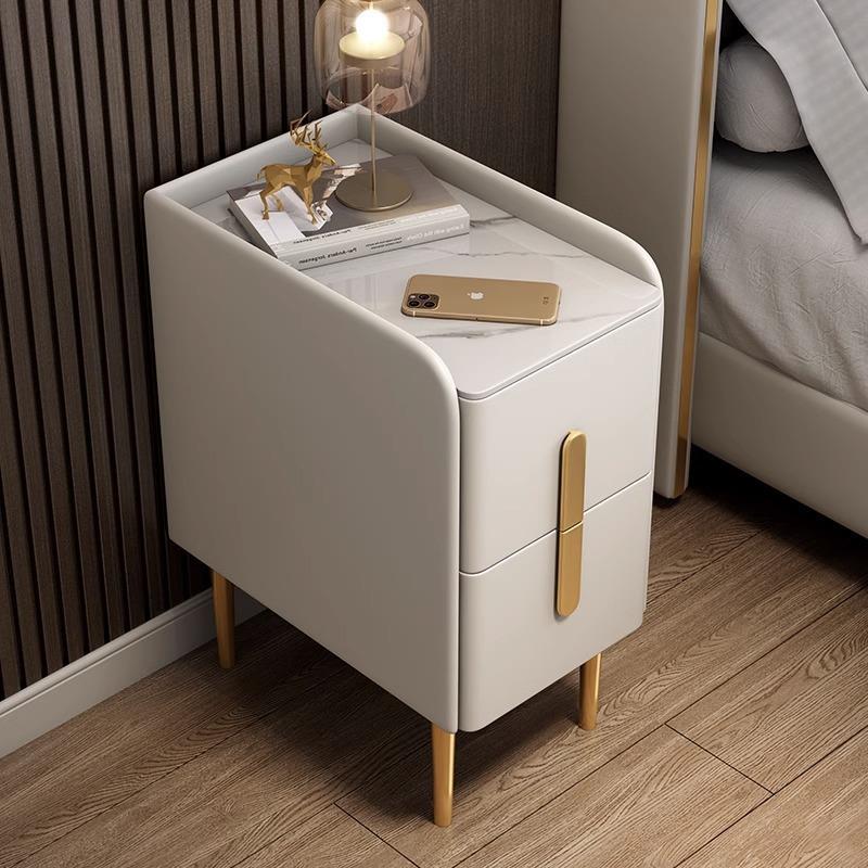 床你头柜简约型现代家用卧室QGT小型全实木智能轻户奢小极窄迷床