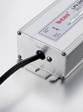 00W直671流稳压电源24V防0水电源小体积LPV-20-224V防水关开电源
