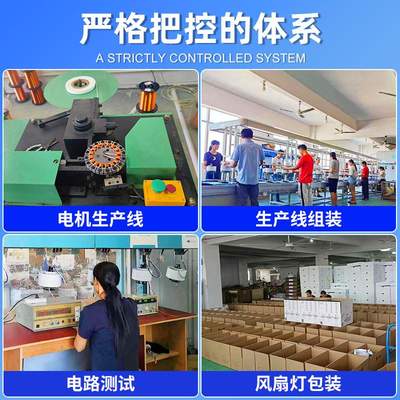 2025新款中山灯具吊扇灯商用客厅风扇吊灯一体跨境新品餐厅风扇灯