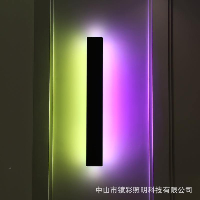 R幻彩GB239背景灯简约客卧室壁灯创意电竞房酒装吧kt厅v七彩饰氛