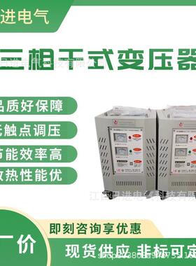 0厂家6600v38v变220/20v自耦升降压大功率S-300VAG12kva0三相干式