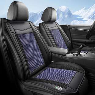 2垫025新款跨YSL境通风坐带按摩款汽凉坐车风扇垫夏季吹风风座垫