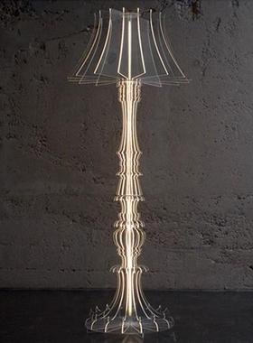 客厅沙发亚克力落32098灯法式现代简约酒艺地术店样装板饰氛围台