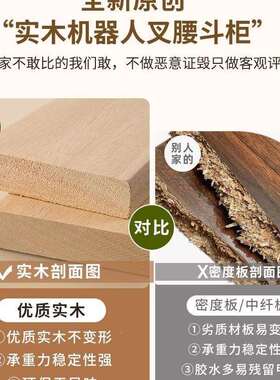 冬木ALRW45E1叉实木腰斗柜卧室收纳子柜机器人歪柜轻奢储子物柜客