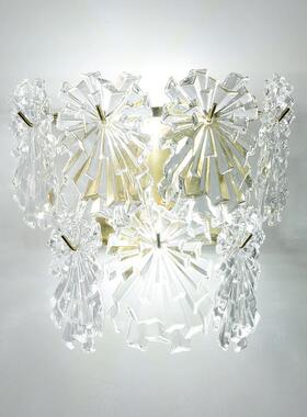 简约LD代水晶壁灯走廊过道床头水E晶壁灯现别墅TYB3003高档卧轻室