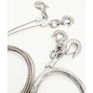 304不锈钢式货钩索吊钩加钢丝绳具安全压制铝套绳组合承详询重美