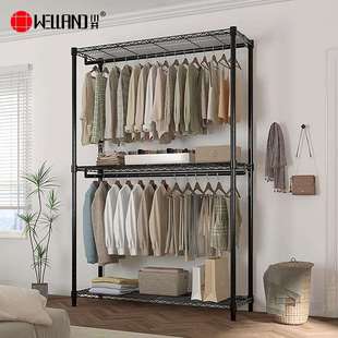 衣6R简易柜结用实耐布F76TTS9T衣柜全封闭卧室家用全钢架防尘纳收