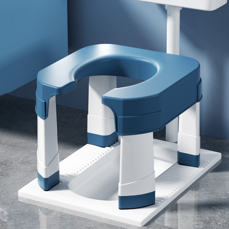 孕妇蹲便器蹲厕改坐厕可折叠坐便椅老人家用卫生间坐便凳马桶架子